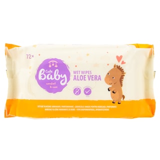 CUTE BABY | Μωρομάντηλα Aloe Vera 72 Τεμάχια
