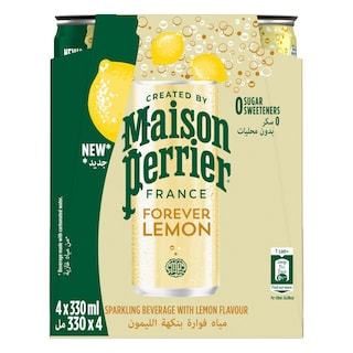PERRIER | Ανθρακούχο Νερό Maison Perrier Forever Lemon 4x330ml