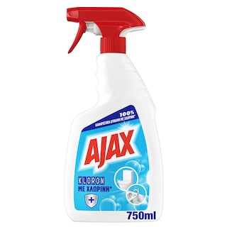 AJAX | KLORON | Spray Καθαρισμού Kloron Με Χλωρίνη Αντλία 750ml