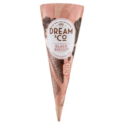 DREAM & CO | Παγωτό Χωνάκι Μαύρο Μπισκότο 75g