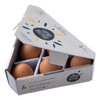 ΦΑΡΜΑ ΠΑΦΥΛΙΔΑ | Αυγά Χίου Ελευθέρας Βοσκής 6 Τεμάχια