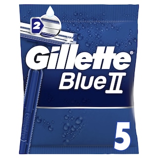 GILLETTE | BLUE II | Razor Disposable 5 Pieces
