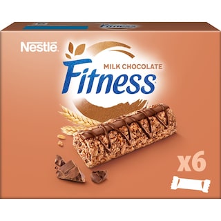 FITNESS | Cereal Bars Milk Chocolate 6x22.5g