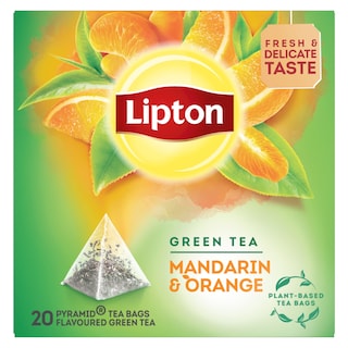 LIPTON | Green Tea Mandarin Orange 20x1.8g