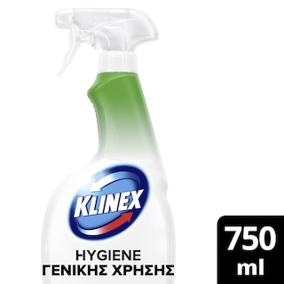 KLINEX | Spray Καθαρισμού Hygiene Γενική Χρήση 750ml