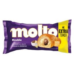 MOLTO | Κρουασάν Double Κακάο Βανίλια 98g