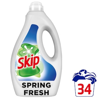 SKIP | Yγρό Πλυντηρίου Ρούχων Spring Fresh 34 Μεζούρες
