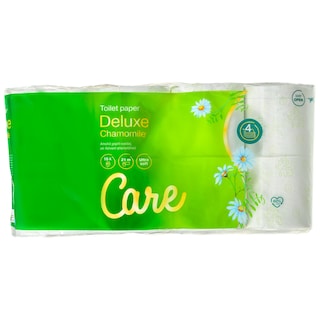 CARE | Χαρτί Υγείας Deluxe Chamomile 4 Φύλλα 16 Ρολά 1.968kg