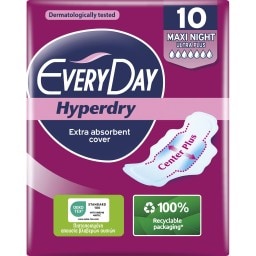 EVERY DAY | Σερβιέτες Plus Maxi Night  10 τεμάχια