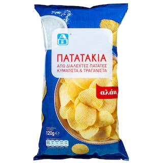 ΑΒ | Τσιπς Αλάτι Κυματιστά 120g