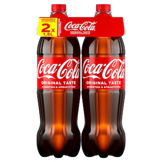 COCA COLA | Αναψυκτικό Cola Φιάλη 2x1,5lt