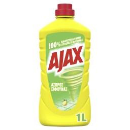 AJAX | ΑΣΠΡΟΣ ΣΙΦΟΥΝΑΣ | Καθαριστικό Πατώματος Άσπρος Σίφουνας Λεμόνι 1lt