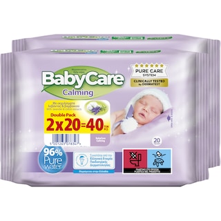 BABY CARE | Μωρομάντηλα Calming 2x20 Τεμάχια