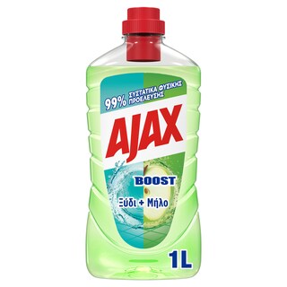 AJAX | Καθαριστικό Πατώματος Boost Ξύδι Μήλο 1lt