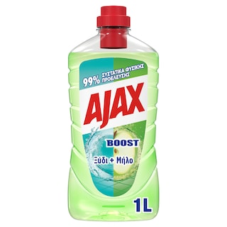AJAX | Καθαριστικό Πατώματος Boost Ξύδι Μήλο 1lt