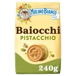 BARILLA | MULINO BIANCO | Μπισκότα Γεμιστά Mulino Bianco Baiocchi Φιστίκι 240g