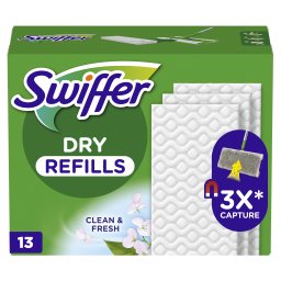 SWIFFER | Στεγνά Πανάκια Clean & Fresh Ανταλλακτικά 13 Τεμάχια