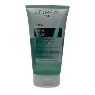 L'OREAL | ΤΖΕΛ ΚΑΘΑΡΙΣΜΟΥ ΠΡΟΣΩΠΟΥ IDEAL FRESH 150 ML