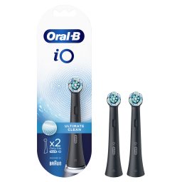ORAL B | Ανταλλακτικές Κεφαλές iO Ultimate Clean Black 2 Τεμάχια