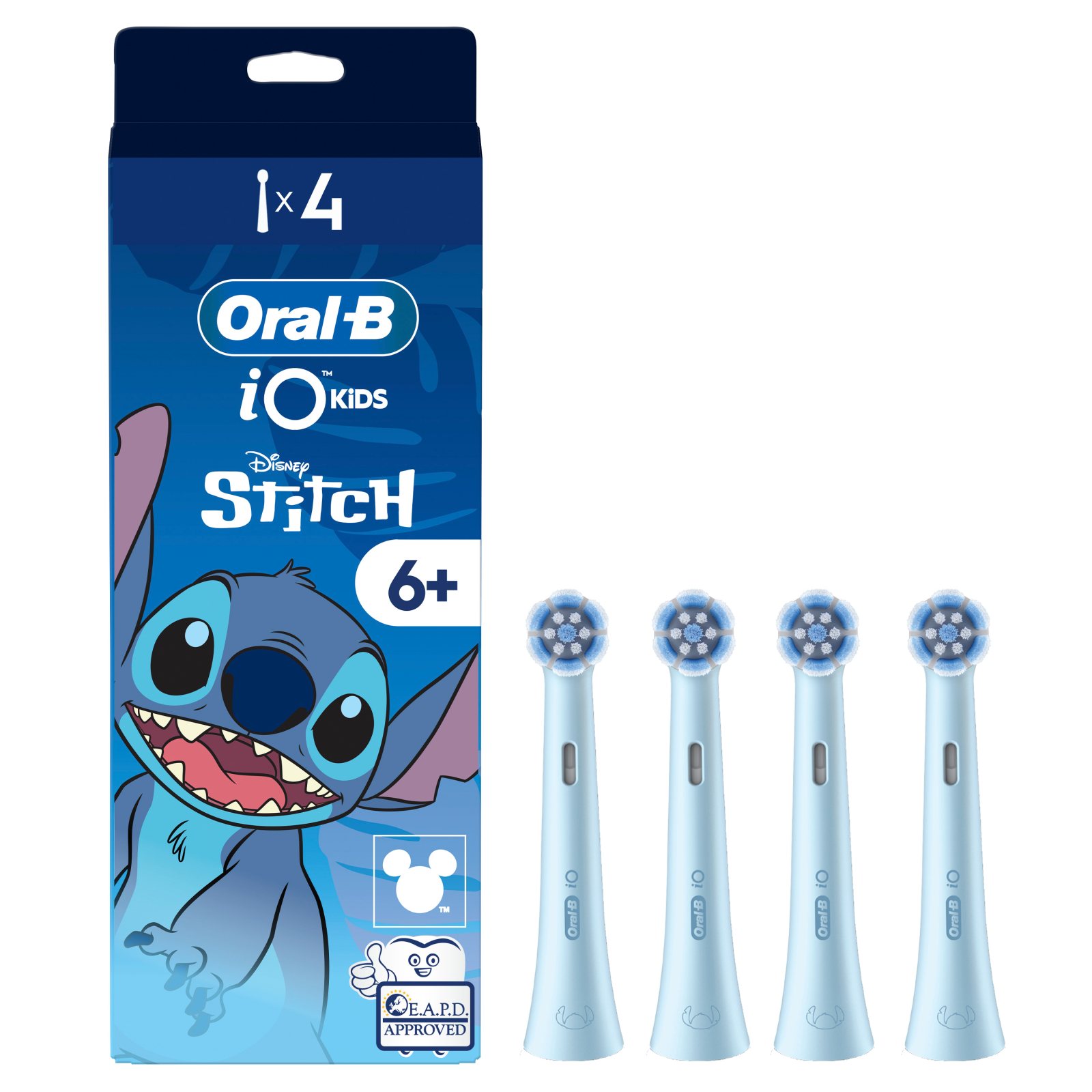 Ανταλλακτικές Κεφαλές iO Kids Disney Stitch 4 Τεμάχια