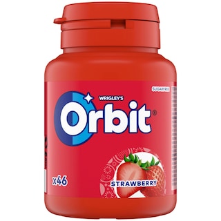 ORBIT | Τσίχλες Φράουλα 64g