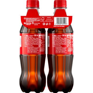 COCA COLA | Αναψυκτικό Cola Φιάλη 4x500ml