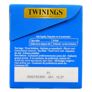 TWININGS | Τσάι Μαύρο Lady Grey 25x2g