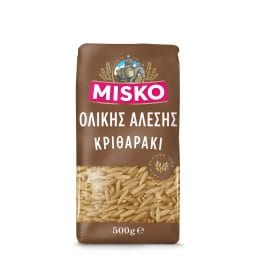 MISKO | Pasta Risoni Orzo Whole Wheat 500g