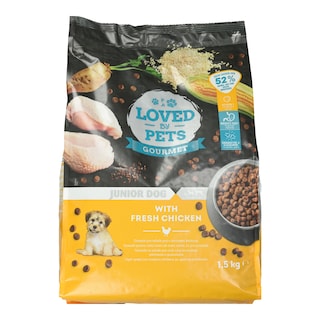 LOVED BY PETS | Σκυλοτροφή Κοτόπουλο Junior 1.5kg