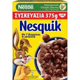NESQUIK | Δημητριακά Ολικής Άλεσης Σοκολάτα 375gr