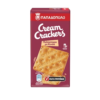 CREAM CRACKERS | Κράκερς Πολύσπορα Κινόα 195g