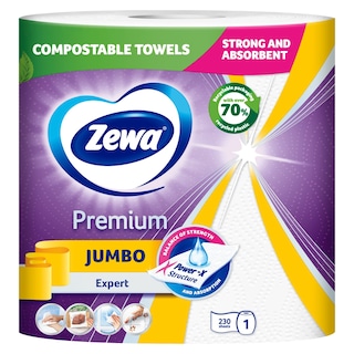 ZEWA | Χαρτί Κουζίνας Jumbo Premium 3 Φύλλα 617g