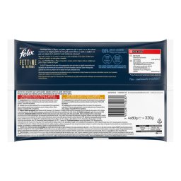 FELIX | Γατοτροφή Ποικιλία Εξοχής σε Ζελέ 4x80g