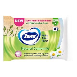 ZEWA | Υγρά Μαντηλάκια Τουαλέτας Camomile 42 Τεμάχια 184g
