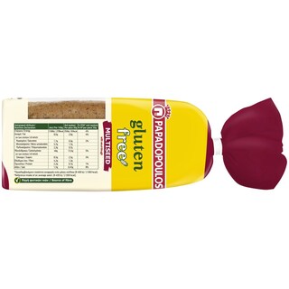 ΠΑΠΑΔΟΠΟΥΛΟΥ | Ψωμί Τοστ Πολύσπορο Φέτες Χωρίς Γλουτένη 300g