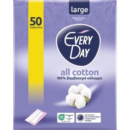 EVERY DAY | Σερβιετάκια All Cotton Large 50 Τεμάχια