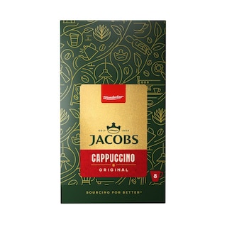 JACOBS | Στιγμιαίος Καφές Cappuccino Original Sticks 8x11.6g