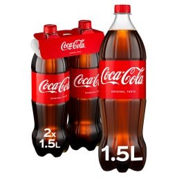 COCA COLA | Αναψυκτικό Cola Φιάλη 2x1,5lt