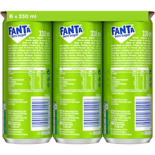 FANTA | Αναψυκτικό Exotic Zero Sugar 6x330ml
