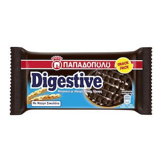 DIGESTIVE | Μπισκότα Μαύρη Σοκολάτα 67g