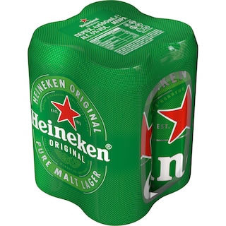 HEINEKEN Μπύρα Lager Κουτί 4x500ml