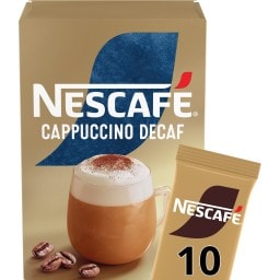 NESCAFE | GOLD | Στιγμιαίος Καφές Cappuccino Decaf 10x12.5gr