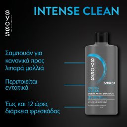 SYOSS | Σαμπουάν Men Clean & Cool Κανονικά Λιπαρά Μαλλιά 440ml
