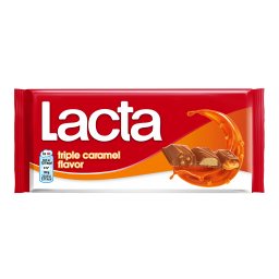 LACTA | LACTA CHOC.TRIPLE CARAMEL 90G .