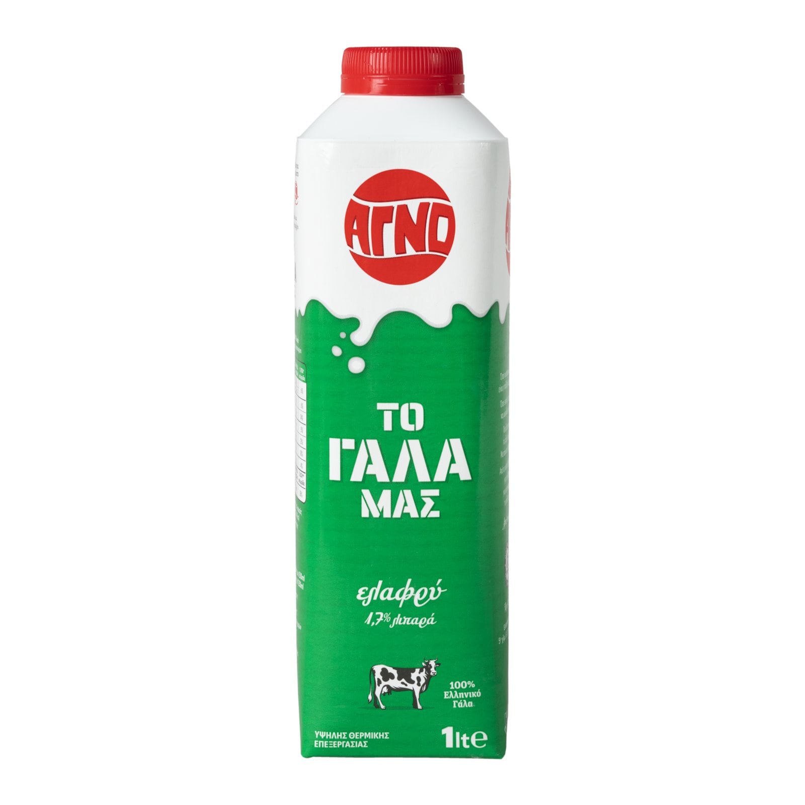 ΑΓΝΟ Γάλα Αγελάδος Το Γάλα μας Ελαφρύ 1lt