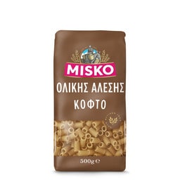 MISKO | Μακαρόνι Κοφτό Ολικής Άλεσης 500g