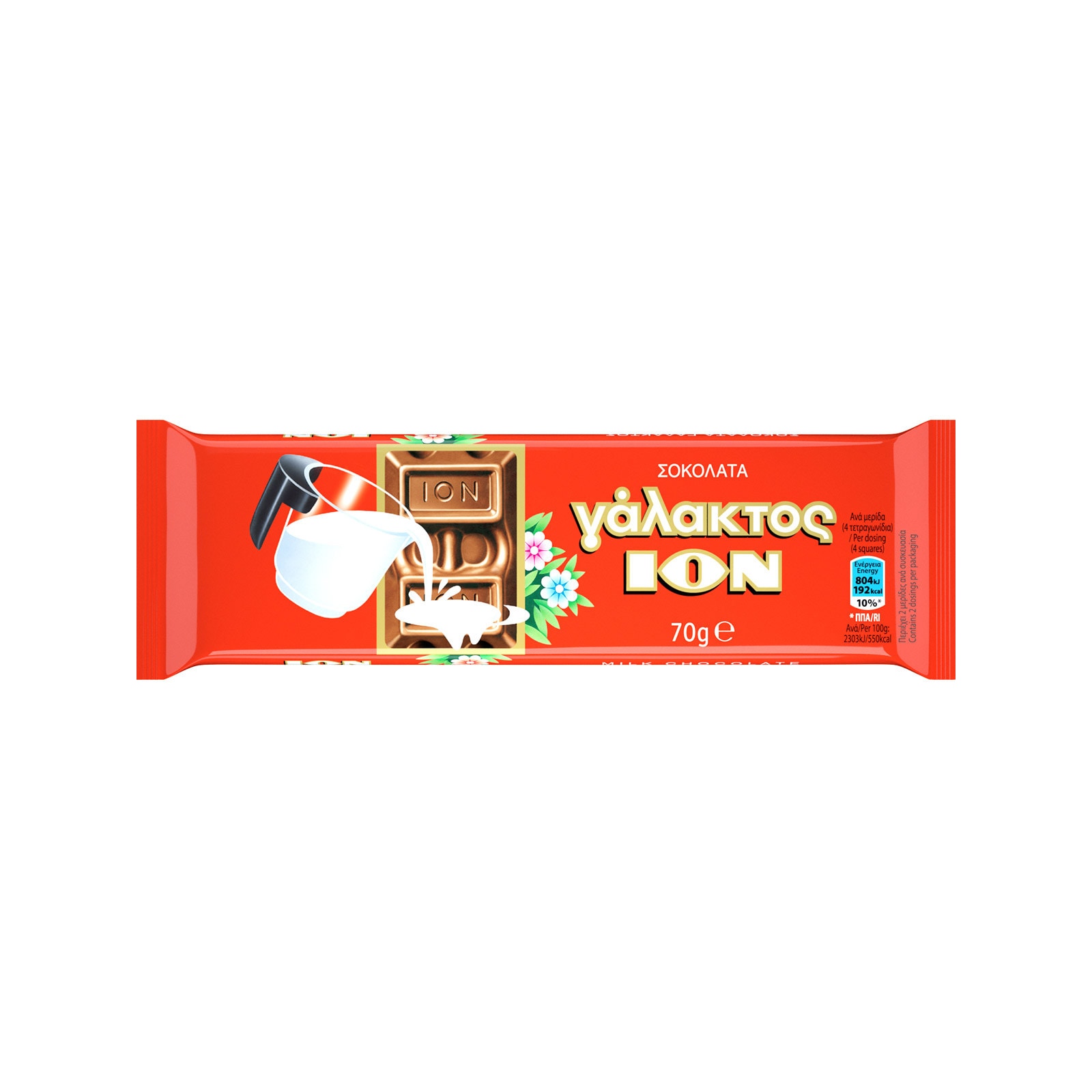 ΙΟΝ Σοκολάτα Γάλακτος 70g