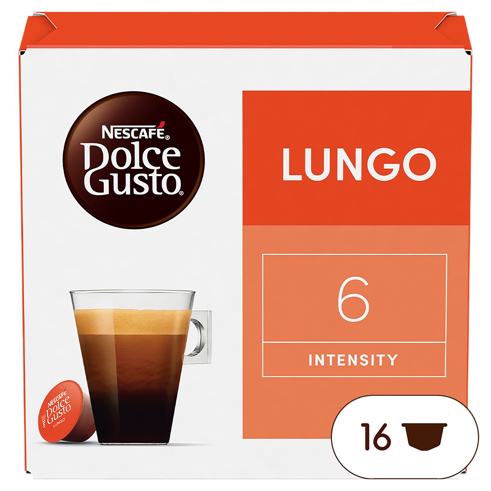 NESCAFE Κάψουλες Καφέ Dolce Gusto Lungo 104g