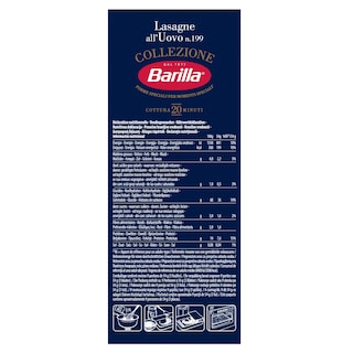 BARILLA | Λαζάνια με Αυγά 500g