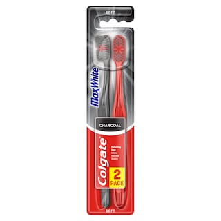 COLGATE | Οδοντόβουρτσα Max White Charcoal 2 Τεμάχια